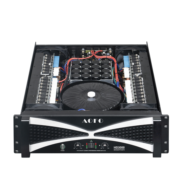 Professional Power Amplifier 5000W*2 4 Class-TD New-generation Featuring Enhanced Power Supply Stabilization Circuit AOFO