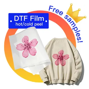 DTF Film A3 A4 Ukuran Kustom Kaus Tinta Putih Cetak Transfer Panas Digital Film DTF untuk Printer Inkjet