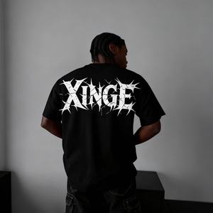 เสื้อยืดโอเวอร์ไซส์ผู้ชายสไตล์โกธิคเรโทรใหม่ปี 2026 ทรงบ็อกซี่ ผ้าโพลีเอสเตอร์ 100% รับผลิตตามแบบ OEM พร้อมสกรีนโลโก้ - Product Image 2