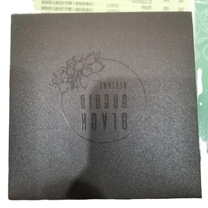 Cutting Die Luxury <b>Black</b> Matte Logo Gloss A5 Gift Card Envelope for Bills - Product Image 2