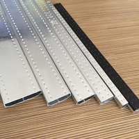 Barre d'espacement en aluminium de couleur personnalisée assortie à du ruban butyle pour la production de vitrage isolant creux
