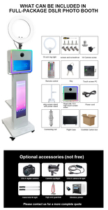 Cabina de Fotos Interactiva con Pantalla Táctil de 15.6 Pulgadas y Pantalla LCD, Software Gratuito para Fiestas y Diversión - Product Image 3