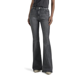 Jeans Bootcut Taille Haute Ultra Confort pour Femmes avec Flex Motion Stretch Fit Denim Respirant avec Motif Imprimé - Product Image 4