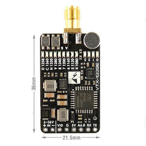MATEK Systems VTX-1G3SE-9 1.2Ghz 1.3GHz 9CH FPV Video Transmitter & Receiver for Helicopters Motors - Product Image 4