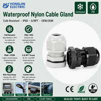 Presse-étoupe en nylon étanche IP69 PG7 pour câbles de 4mm à 8mm, basse tension, certifié CE, -40°C à +120°C, pour applications électriques industrielles