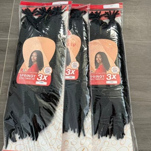 Parrucche per acconciature africane: Fornitore di capelli ricci afro kinky pre-separati 3X, 150g, effetto naturale per twist, locs, trecce ed extension - Product Image 1