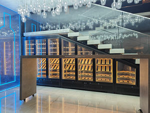 <span class=keywords><strong>Cave</strong></span> à <span class=keywords><strong>vin</strong></span> électrique en acier inoxydable à contrôle climatique multi-zones, armoire, commande par application <span class=keywords><strong>pour</strong></span> hôtels, restaurants, foyers - Product Image 2