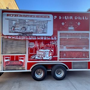 Nueva Cocina Móvil Personalizada con Certificación CE, Camión de Comida Rápida para Tacos y Snacks, Remolque de Café - Product Image 2