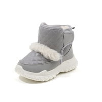 Bottes de neige pour tout-petits 1-5 ans, imperméables, chaudes, doublées de fourrure, antidérapantes, semelle extérieure en TPR, pour jouer dans la neige en extérieur, fermeture auto-agrippante