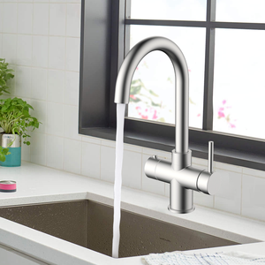 Robinet de cuisine 5 en <span class=keywords><strong>1</strong></span> pour eau potable Robinet de purificateur d'eau en acier inoxydable 304 - Product Image 1