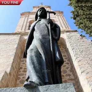 Ukuran kehidupan patung perunggu Saint Teresa untuk dekorasi publik