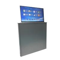 Equipo de Pantalla de Monitor Elevable Oculto de Aluminio con Diseño Minimalista, Eléctrico, para Conferencias sin Papel en Oficina con Función de Votación
