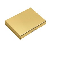 Hochwertiger Metall karten halter für Männer Frauen Edelstahl Ultra dünne aseptisch geprägte kompakte Anti-Ent magneti sierungs box