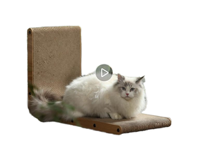 Aanpasbaar L-Vormig Kattenkrabbord Duurzaam Duurzaam Golfpapier Uit China Met Klimspeelfuncties - Product Image 6