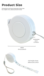 Regla de costura 3M con cinta métrica hecha de material ABS duradero - Product Image 2