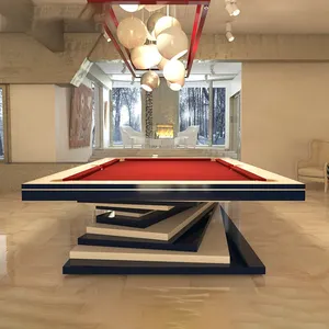 New Design Pool Table Billiard Luxury High Quality Snooker Billiard Tables Indoor 8ft 9ft Billiard Table