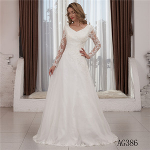 Style féerique pure manches longues princesse gonflée jupe en tulle <span class=keywords><strong>robe</strong></span> <span class=keywords><strong>de</strong></span> <span class=keywords><strong>mariée</strong></span> <span class=keywords><strong>japonaise</strong></span> <span class=keywords><strong>robe</strong></span> <span class=keywords><strong>de</strong></span> <span class=keywords><strong>mariée</strong></span> transparente - Product Image 3