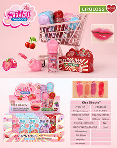 Kiss <span class=keywords><strong>Beauty</strong></span> Candy Concept ลิปกลอส2โทนสีนุ่มลื่นเครื่องสำอางน้ำหนักเบาลิปกลอส2สี - Product Image 4