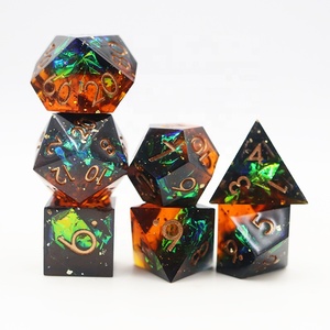16mm Polyhedral Custom RPG DnD Resin Dice With Sharp Edges For Dnd Players - Product Image 3