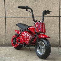 Mini moto électrique 300W pour enfants avec phares, scooter tout-terrain électrique, batterie 12V, grande voiture à pédales pour enfants