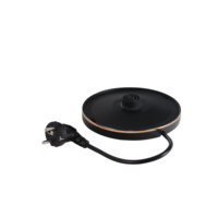 Bouilloire électrique 1,8 L noire et or dégradé pour faire bouillir de l'eau, du thé et du café, double paroi, maintien au chaud, arrêt automatique, rotation à 360° ° Base OEM