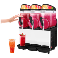 Machine à slush commerciale à 3 réservoirs pour boissons glacées, haute qualité, bon marché, 2024, à vendre