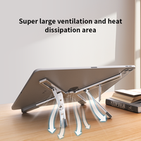 Support d'ordinateur portable pliable en alliage d'aluminium 3MM, réglable et portable, pour bureau, 14-17,3 pouces - Vente en gros usine