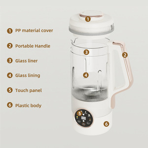 Small Household Automatic Multi-functional High-Speed Blender 0.6-0.8L For Soy Milk Making With Cell Wall Breaking - Product Image 5