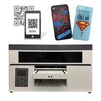 Printer UV Mini A4 Fninkjet Baru untuk Casing Ponsel, Kaca, Kayu, Akrilik, PVC, Kartu, untuk Ide Mesin Usaha Kecil