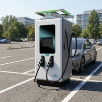 Chargeur de véhicules électriques SCU EVMS PRO, fonction publicitaire industrielle commerciale, interface CCS2, certifié CE, recharge de véhicules électriques en extérieur, 360 kW, 240 kW