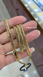 도매 골드 우반 링크, 로프 체인 10K 14K 18K 금 목걸이 남녀 공용 - Product Image 4