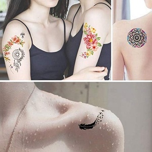Tatuaje realista ambiental colorido CMYK mar serie animales Mandala <span class=keywords><strong>flores</strong></span> temporal cuerpo arte tatuaje pegatina - Product Image 5