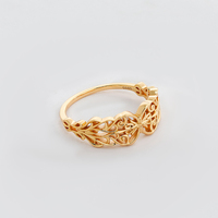 Mlluki Fabrik 925 Sterling Silber 14K Vergoldeter Edelstein Breiter Schmetterling Spitzenring Anillo Schmuck
