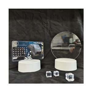 Tableau d'écriture LED RGB créatif en acrylique avec base effaçable pour messages DIY, idée cadeau originale - Product Image 1