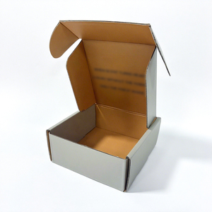 Logo personnalisé impression recto verso ondulé kit de soins de la peau emballage emballage beauté expédition avion enveloppes boîtes avec insert - Product Image 2