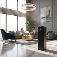 Diffuseur d'aromathérapie intelligent commercial pour hall d'hôtel, sur pied, capacité 1000 ml, commande tactile, application smartphone