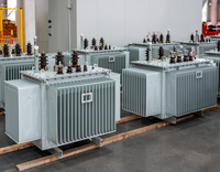 Transformador trifásico de aceite inmerso de la fábrica Hong Gu, elevador de tensión, modelo S11, 11kV 10kV 12.47kV 220V 110V