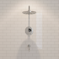 Système de douche à haute pression, lot de salle de bain, pomme de douche de pluie, cub thermostatique mural, vente en gros
