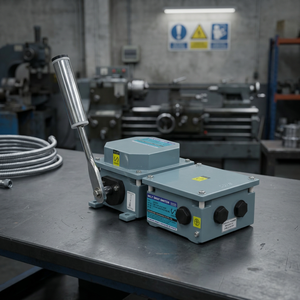 Interrupteur de sécurité anti-décalage de courroie en aluminium moulé robuste SMARTsaa BS 202 C pour systèmes de convoyeurs industriels 0-85°C - Product Image 1