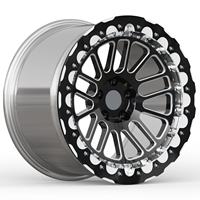 Jantes de voiture forgées brossées Beadlock 15-26 pouces 5x114.3 5x130 6x139.7 5x120 Jantes de course pour voitures particulières pour Benz GT