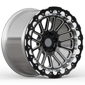 <strong>Beadlock</strong> Forged Brushed Car <strong>Wheels</strong> 15-26 Inch 5x114.3 5x130 6x139.7 5x120 Passenger Car <strong>Wheels</strong> Drag Racing Rims for Benz GT - Product Image 4