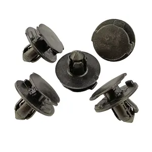 Universal Autozubehör Karosserie Stoßstange Tür clip Schwarz Push Type Retainer Auto Fastener Kunststoff clips