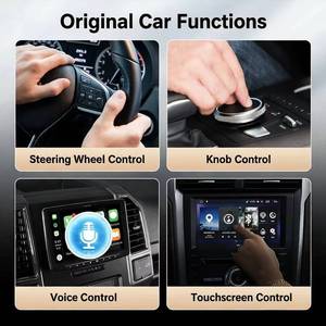 New Mini Wired to <b>Wireless</b> CarPlay Android 2 in 1 Car Connectivity Box Auto Carplay <b>Adapter</b> - Product Image 3