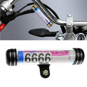 Soporte Universal Impermeable para <span class=keywords><strong>Placa</strong></span> de Matrícula y Etiqueta de Registro de Motocicleta KB-5245, Modelo 60mm, 1 Año de Garantía - Product Image 4