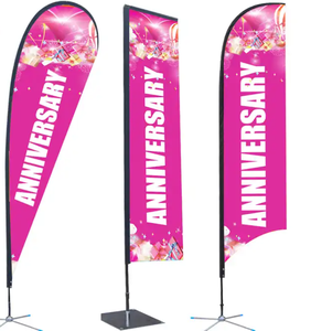 ธง <span class=keywords><strong>WindBlade</strong></span> ขนาด 8 ฟุต 10 ฟุต 12 ฟุต 14 ฟุต 15 ฟุต 18 ฟุต เสาไฟเบอร์กลาส ขายส่งธงและป้าย - Product Image 4