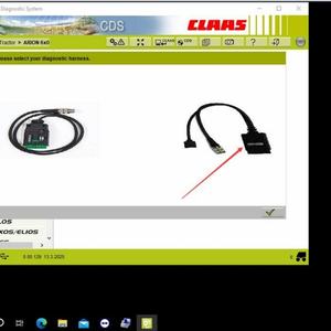 Cable de Interfaz para Simulador Claas P/n14204140, Herramienta de Diagnóstico para Camiones, Tractores y Maquinaria Agrícola, 2024 - Product Image 3