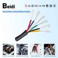 Cable Aislado Trenzado BEIDI Awm 2464 80C 300V 28AWG 26AWG 22AWG 18AWG con Aislamiento de PVC UL2464 para Calefacción Qianli