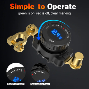 कार/ट्रक डीसी संवेदनशीलता वोल्टमीटर डिस्प्ले इलेक्ट्रॉनिक्स बैटरी डिस्कनेक्ट स्विच टेस्टर - Product Image 2