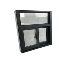 Ventana Corredera de Aleación de Aluminio de Diseño Moderno con Características de Aislamiento Acústico y Térmico, Función de Pasaje