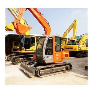 Mini-excavatrice d'occasion Hitachi ZX75 à Shanghai à vendre, d'origine japonaise, hydraulique, sur chenilles, petite excavatrice d'occasion - Product Image 2